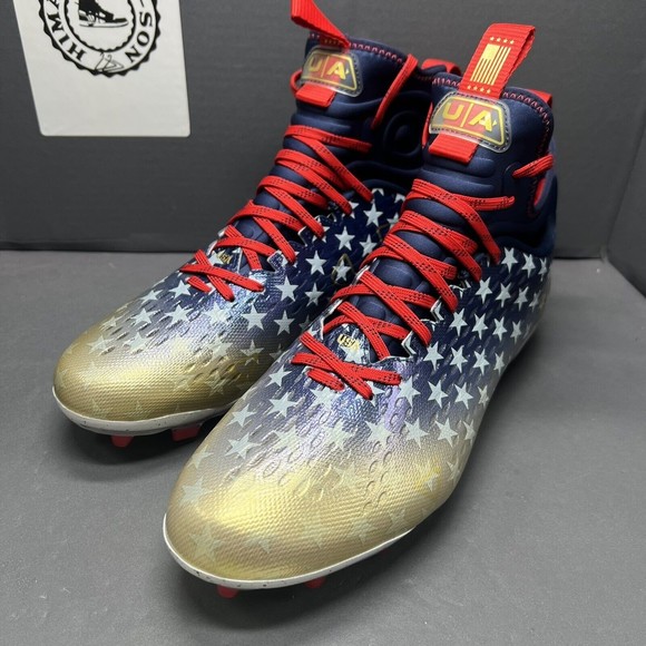 Under Armour Spotlight Lux MC LE USA Football Cleats 3025366-100 Men main image 6